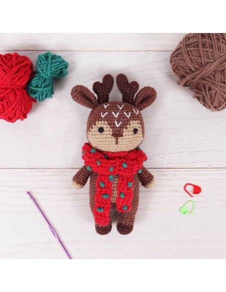 Kit de crochet amigurumi - Renne de noël