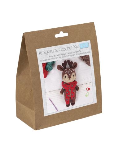 Kit de crochet amigurumi - Renne de noël