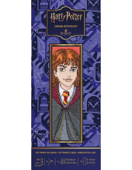 Kit marque page point de croix DMC Harry Potter - Hermione