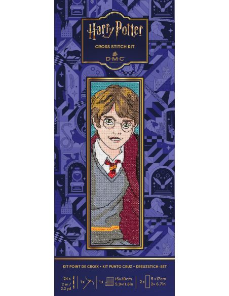 Kit marque page point de croix DMC Harry Potter - Harry