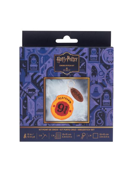 Kit porte-clé point de croix DMC Harry Potter - Plateforme 9 3/4