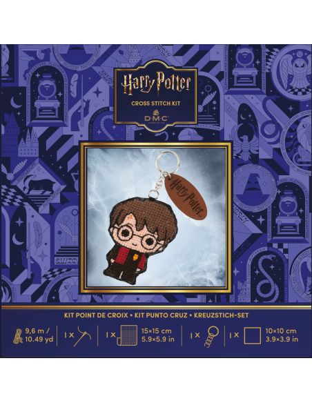 Kit porte-clé point de croix DMC Harry Potter - Harry