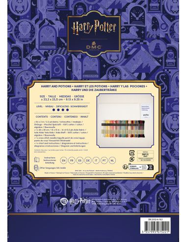 Kit point de croix DMC Harry Potter - Harry et les potions
