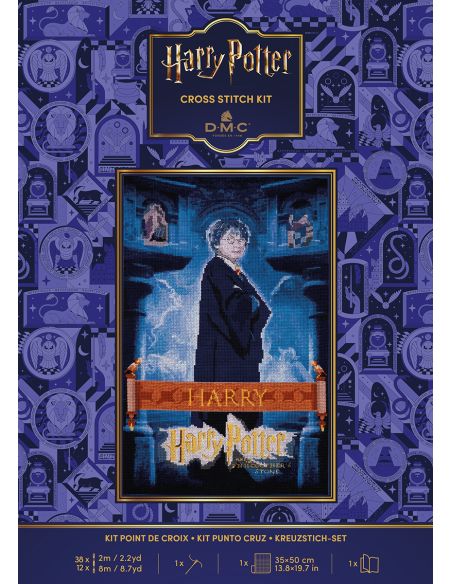Kit point de croix DMC Harry Potter - Affiche Harry