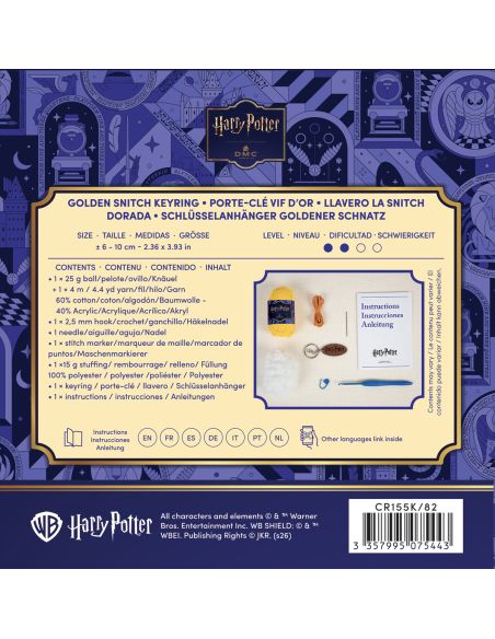 Kit amigurumi Harry Potter - Vif d'or