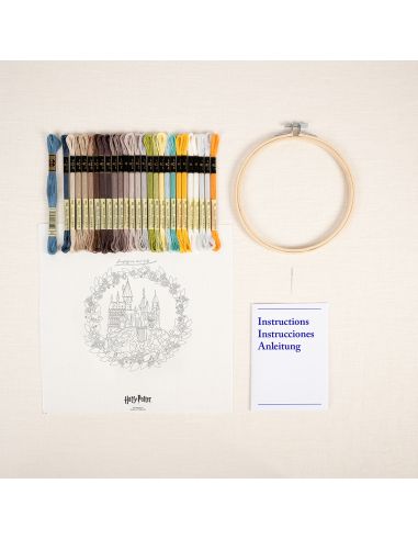 Kit broderie DMC Harry Potter - Château de Poudlard