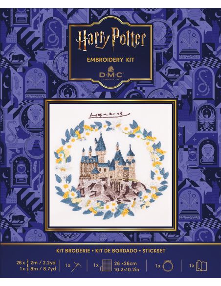 Kit broderie DMC Harry Potter - Château de Poudlard