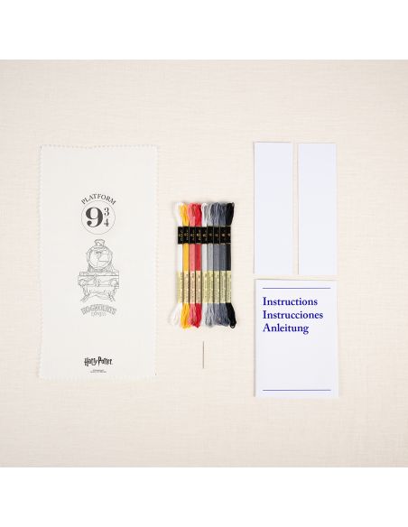 Kit marque page broderie DMC Harry Potter - Plateform 9 3/4