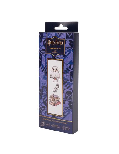 Kit marque page broderie DMC Harry Potter - Hedwige