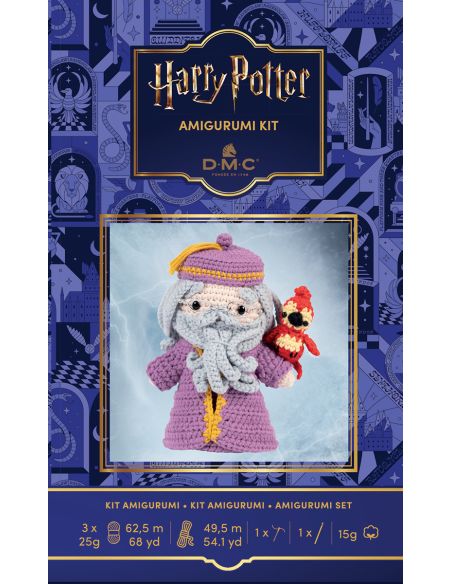 Kit amigurumi Harry Potter - Dumbledore et Fumseck