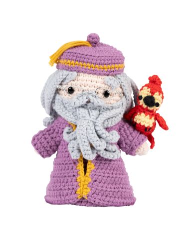 Kit amigurumi Harry Potter - Dumbledore et Fumseck