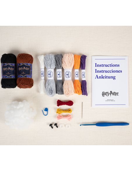 Kit amigurumi Harry Potter - Hermione et Pattenrond