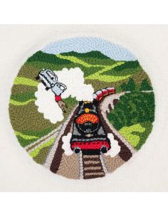 Kit punch needle DMC Harry Potter - Voiture volante 2