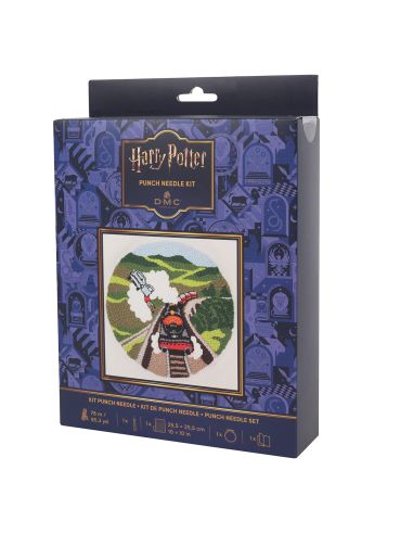 Kit punch needle DMC Harry Potter - Voiture volante
