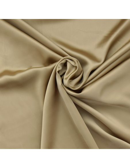 Tissu satin touché soie - Doré