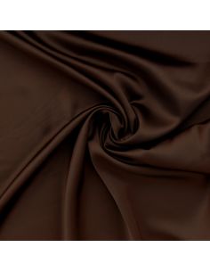 Tissu satin deluxe - Chocolat