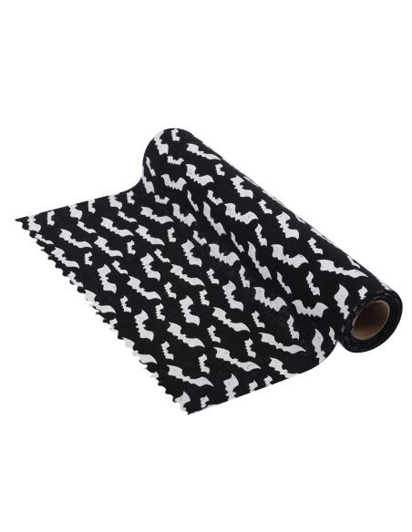 Coupon de tissus 200 x 28 cm Halloween - Chauves-souris