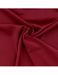 Tissu satin deluxe - Carmin