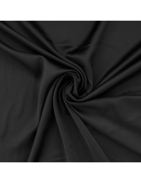 Tissu satin deluxe - Noir