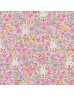 Tissu Liberty Miffy - Prairy Day Tana Lawn rose