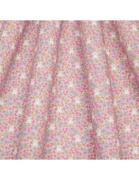 Tissu Liberty Miffy - Prairy Day Tana Lawn rose