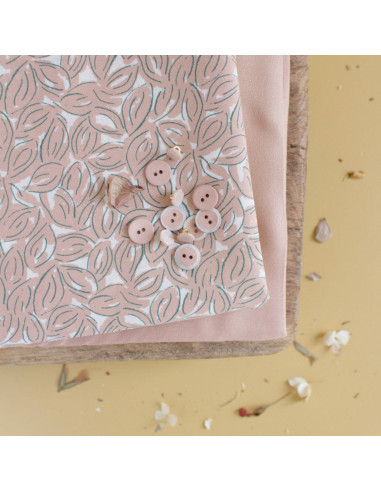 Tissu gaze de coton Petal Maple - Atelier Brunette