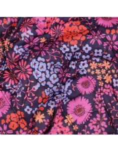 Tissu matelassé double face Romane - Myrtille 2