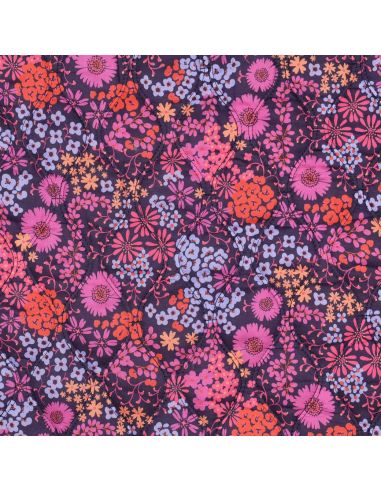 Tissu matelassé double face Romane - Myrtille