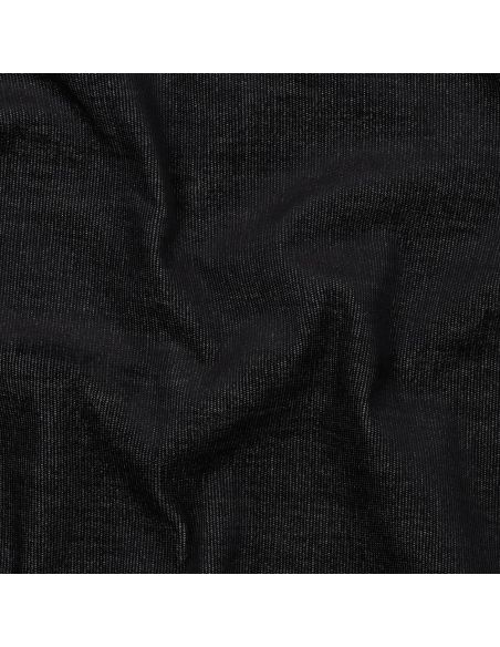 Tissu denim velours milleraies - Noir
