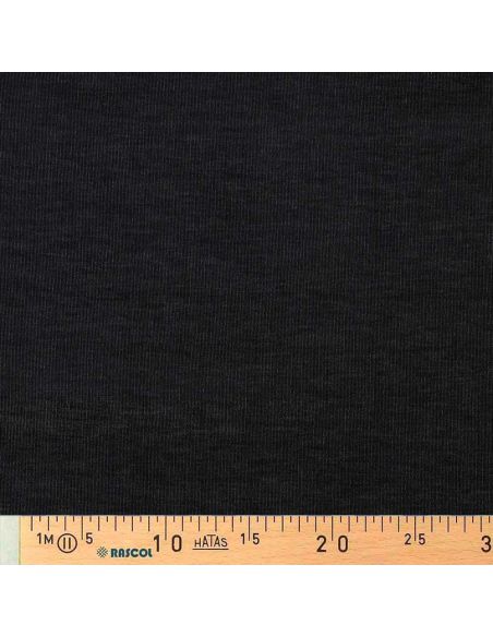 Tissu denim velours milleraies - Noir