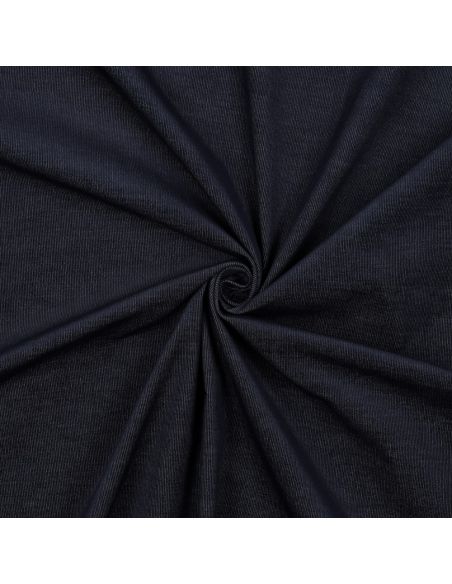 Tissu denim velours milleraies - Indigo