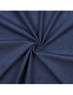 Tissu denim velours milleraies - Bleu