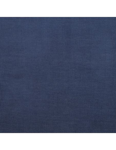 Tissu denim velours milleraies - Bleu