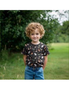 Tissu jersey digital - Safari anthracite 2