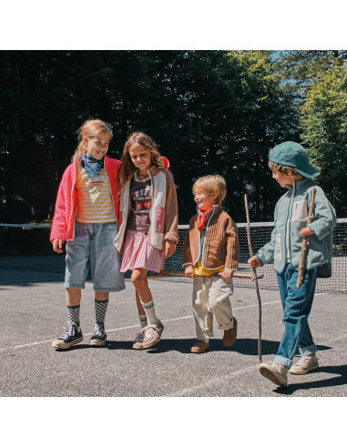 Patron de veste zippée enfant Nagano - Ikatee
