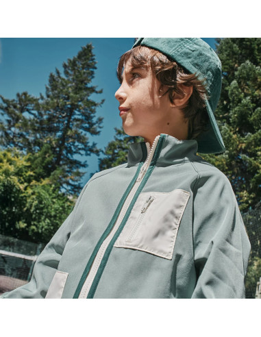 Patron de veste zippée enfant Nagano - Ikatee