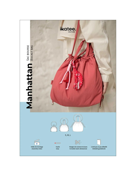 Patron de sac bourse Manhattan - Ikatee