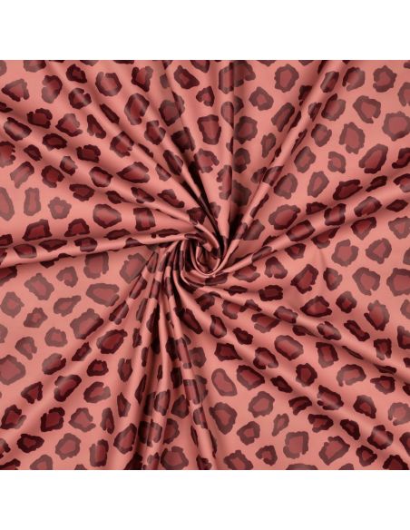 Tissu imperméable pour ciré - Léopard Tomette