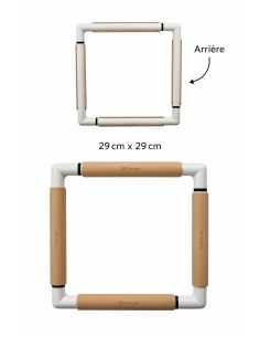 Cadre à clip pour broderie - Beige 2
