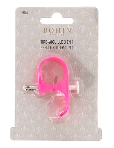 Tire aiguilles 3 en 1 Bohin - Fuchsia