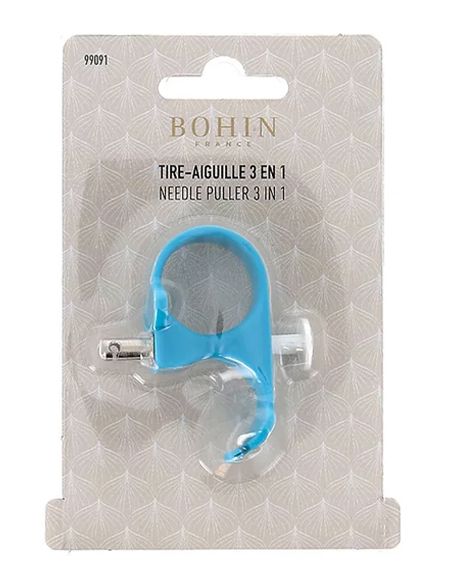 Tire aiguilles 3 en 1 Bohin - Bleu
