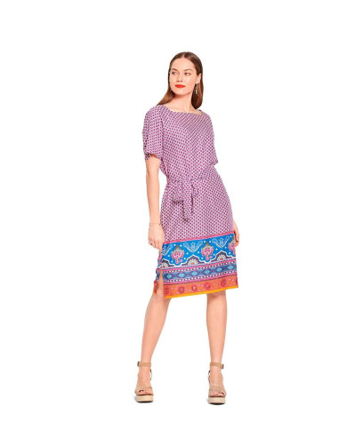 Patron de top et robe - Burda 6117