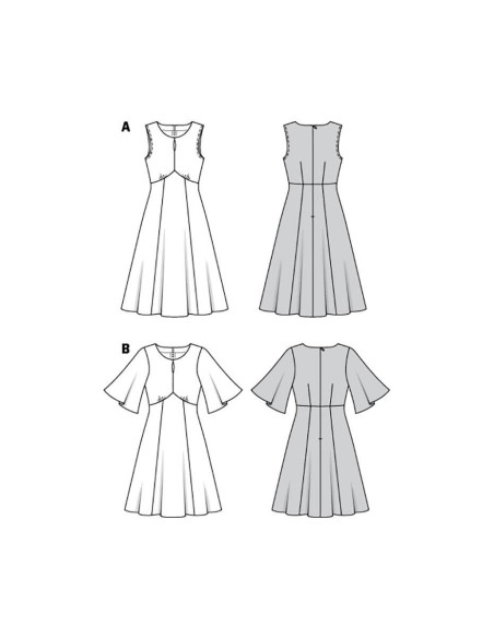 Patron de robe - Burda 6133