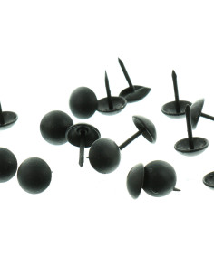 Clous tapissier ronds - Noir mat