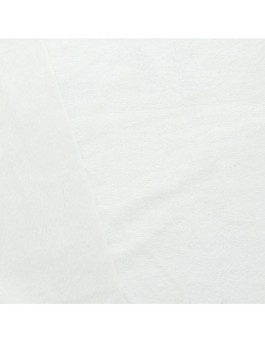 Tissu micro éponge viscose - Blanc