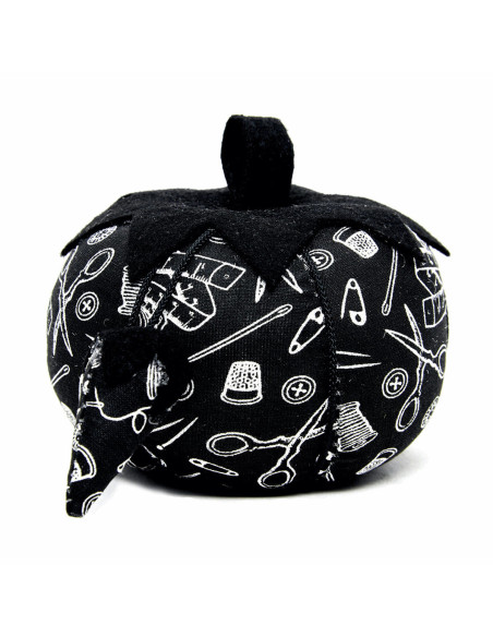 Pelote épingles tomate maxi noire