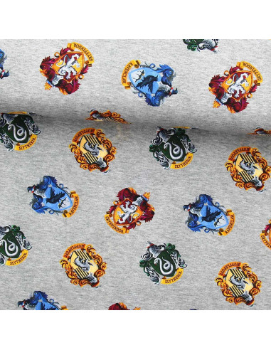 Tissu jersey Harry Potter - Blasons