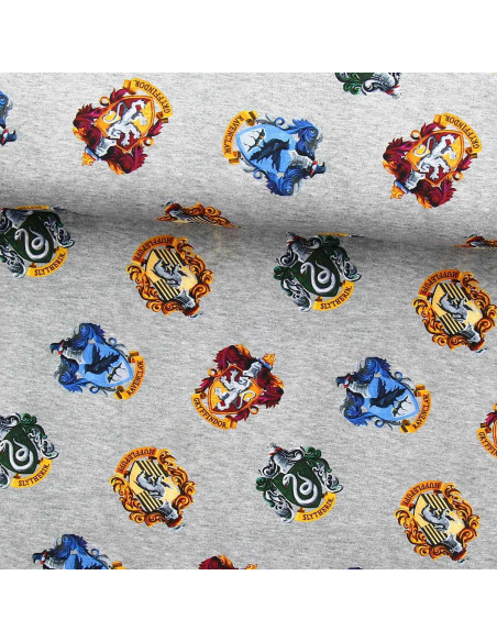 Tissu jersey Harry Potter - Blasons