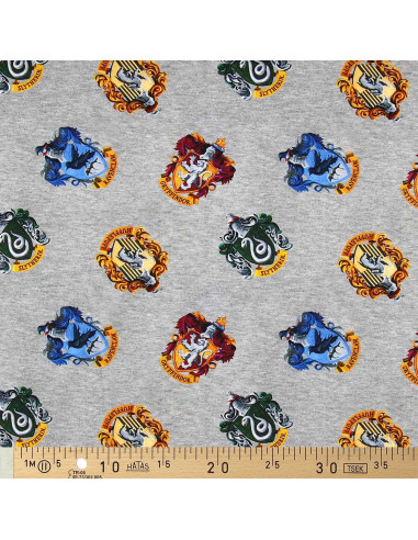 Tissu jersey Harry Potter - Blasons