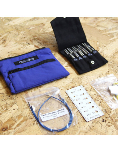 Kit d´aiguilles à tricoter circulaires Shorties Small ChiaoGoo